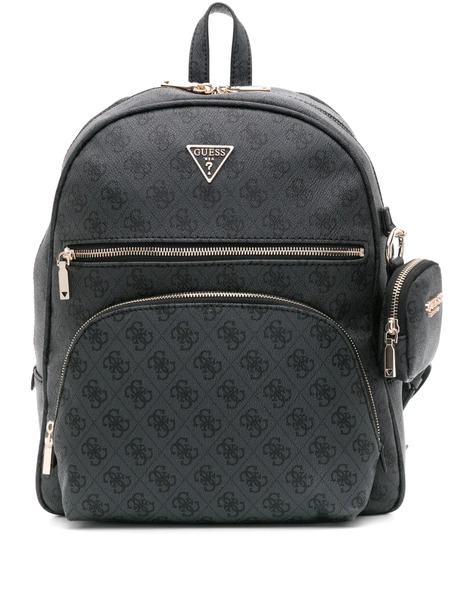  Guess Usa Power Play Logo-print Backpack - Grey 