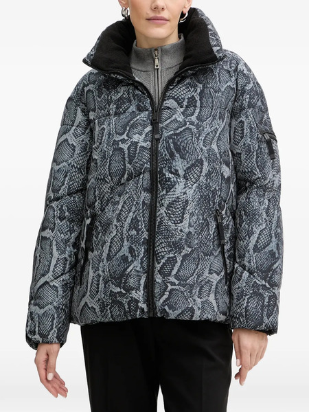  Guess Usa Printed Puffer Jacket - Grey 