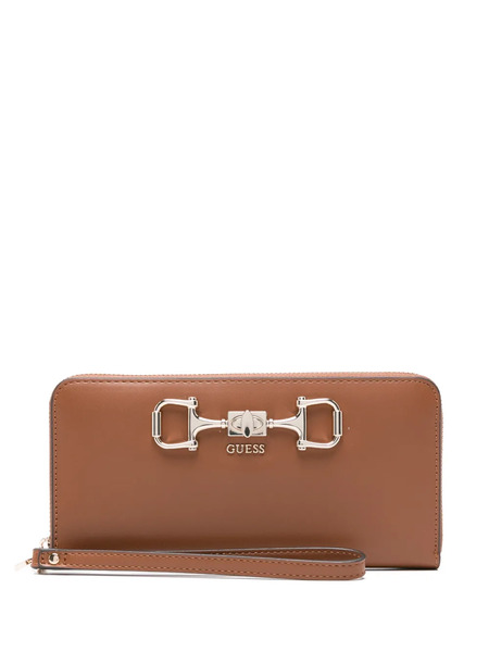  Guess Usa Snaffle-detail Wallet - Brown 