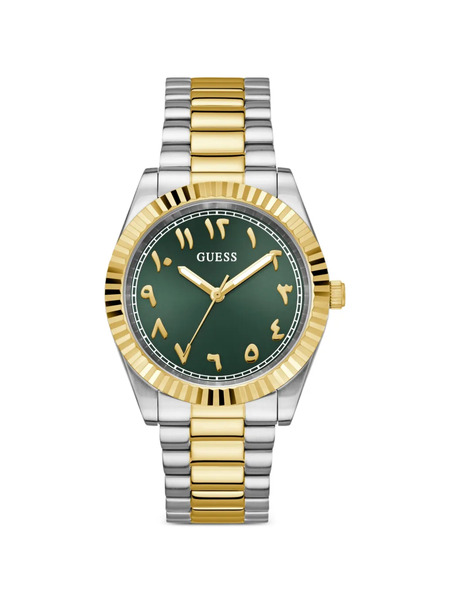  Guess Usa Two-tone 42mm Watch - Green 