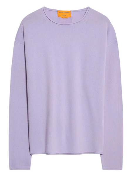  Guest In Residence Oversized Crew-neck Sweatshirt - Purple 