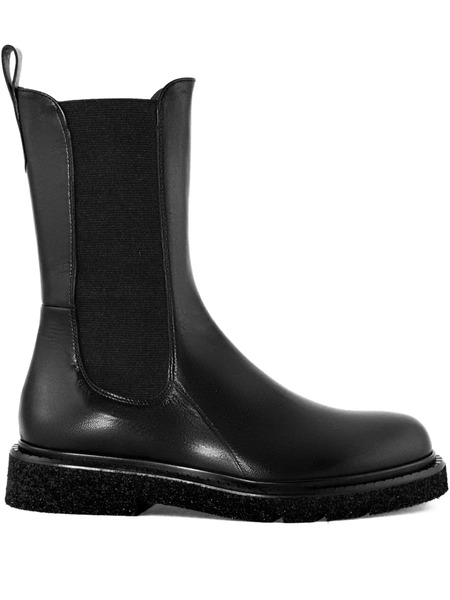  Guglielmo Rotta Elastic-insert Leather Boots - Nero 