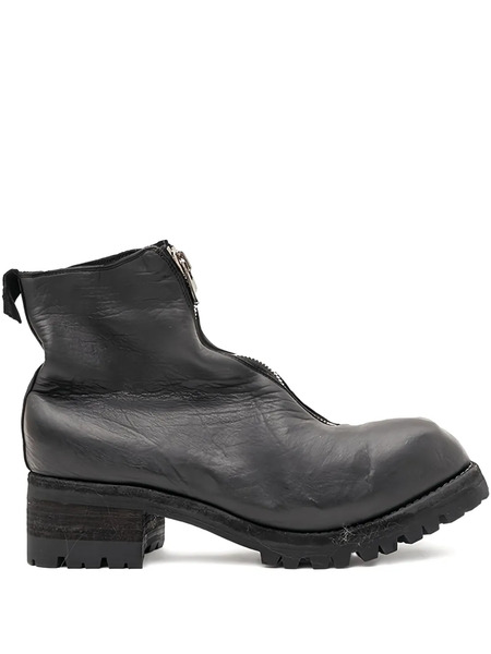  Guidi Front-zip Boots - Black 