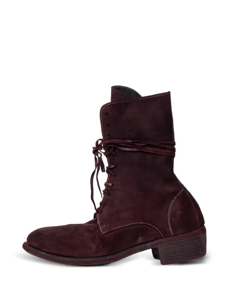  Guidi Lace-up Boots - Brown 