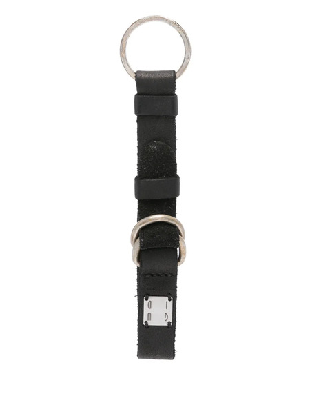  Guidi Leather Keyring - Black 