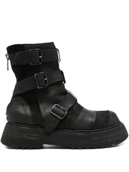  Guidi Multi-strap Boots - Black 