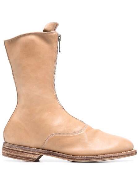  Guidi 310 Zip-up Ankle Boots - Brown 