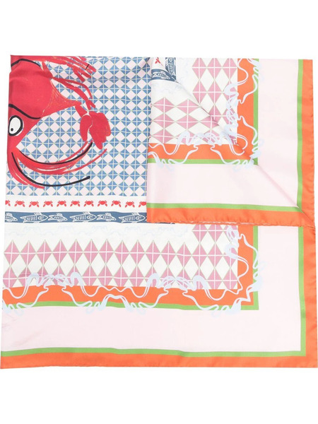  Gunia Project Crawfish Silk Scarf - Neutrals 