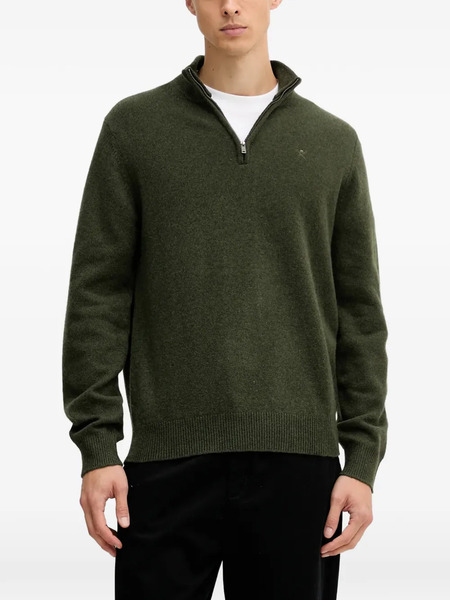  Hackett Embroidered-logo Sweater - Green 