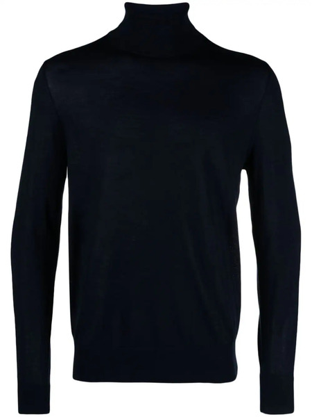  Hackett Fine-knit Roll-neck Jumper - Blue 