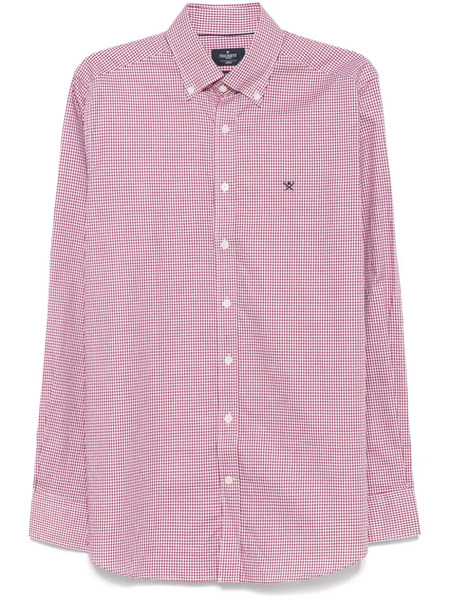  Hackett Gingham-check Shirt - Red 