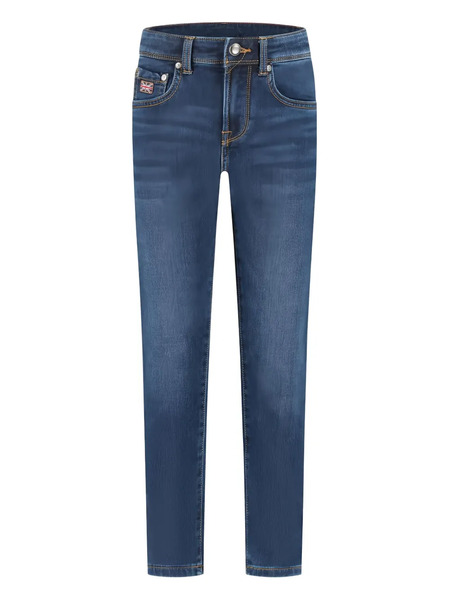  Hackett Kids Logo-patch Jeans - Blue 