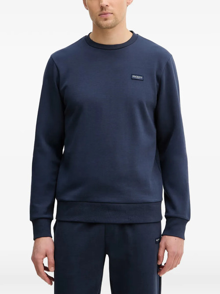  Hackett Logo-patch Sweatshirt - Blue 