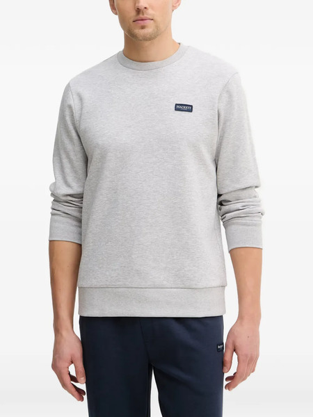  Hackett Logo-patch Sweatshirt - Grey 