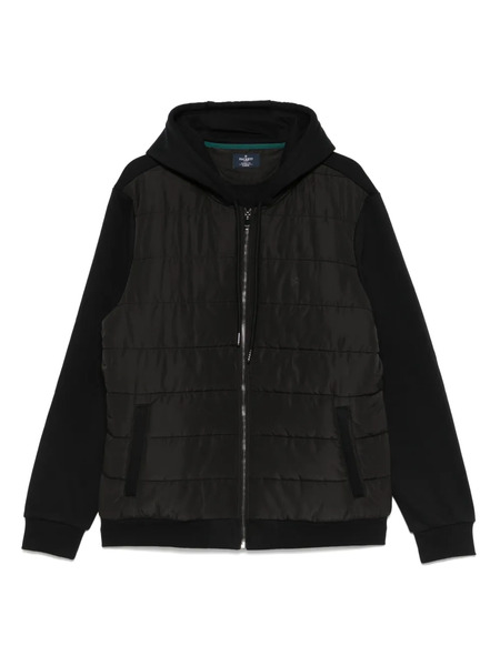  Hackett Quilted Knit Jacket - Black 
