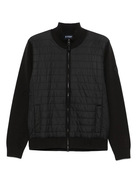  Hackett Quilted Knit Jacket - Black 
