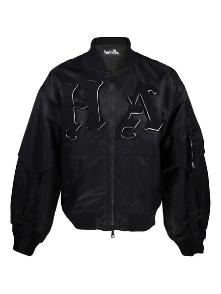  Haculla Appliqué-embellished Bomber Jacket - Black 
