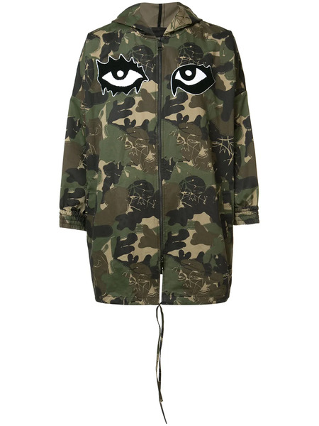  Haculla Camouflage Print Coat - Green 
