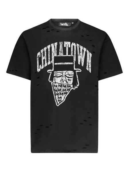  Haculla Chinatown Distressed T-shirt - Black 