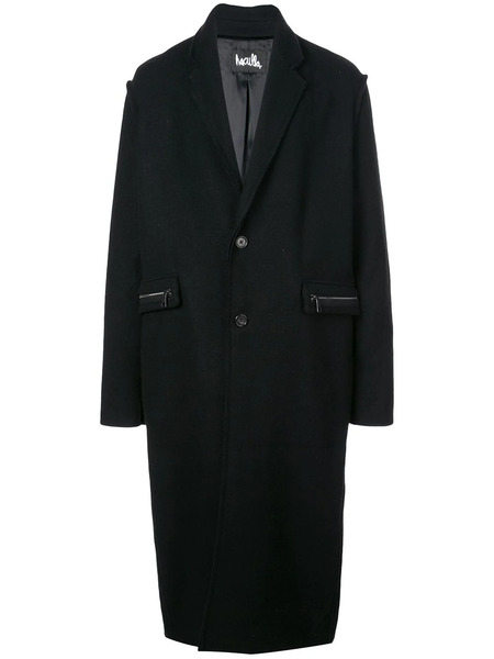  Haculla Dracula Single-breasted Coat - Black 