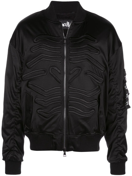  Haculla Embroidered Bomber Jacket - Black 