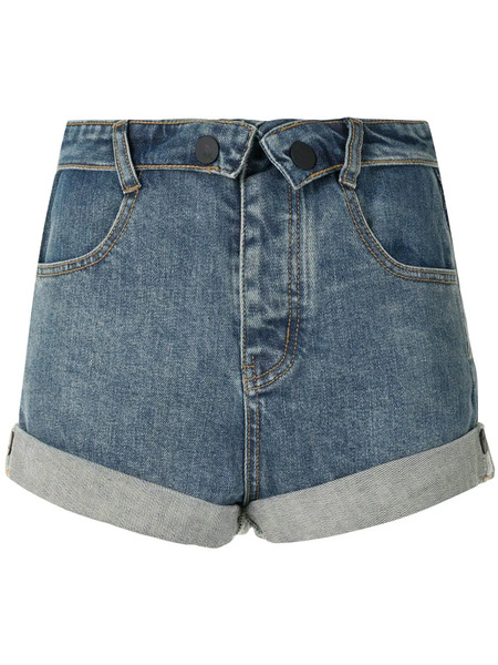  Haculla Fold Denim Shorts - Blue 