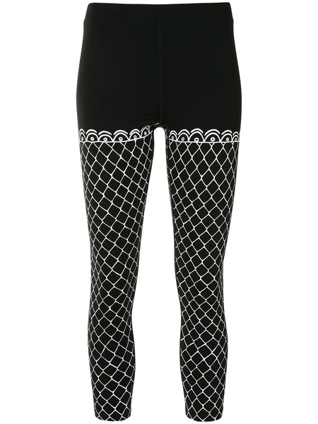  Haculla Geometric Print Leggings - Black 
