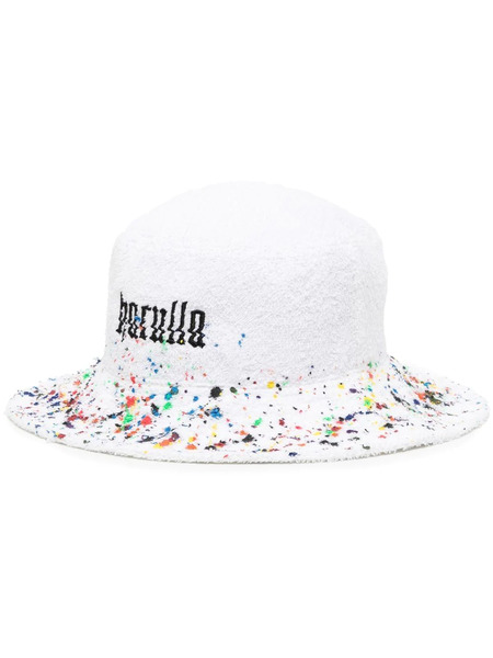  Haculla Glitched Haculla Bucket Hat - White 