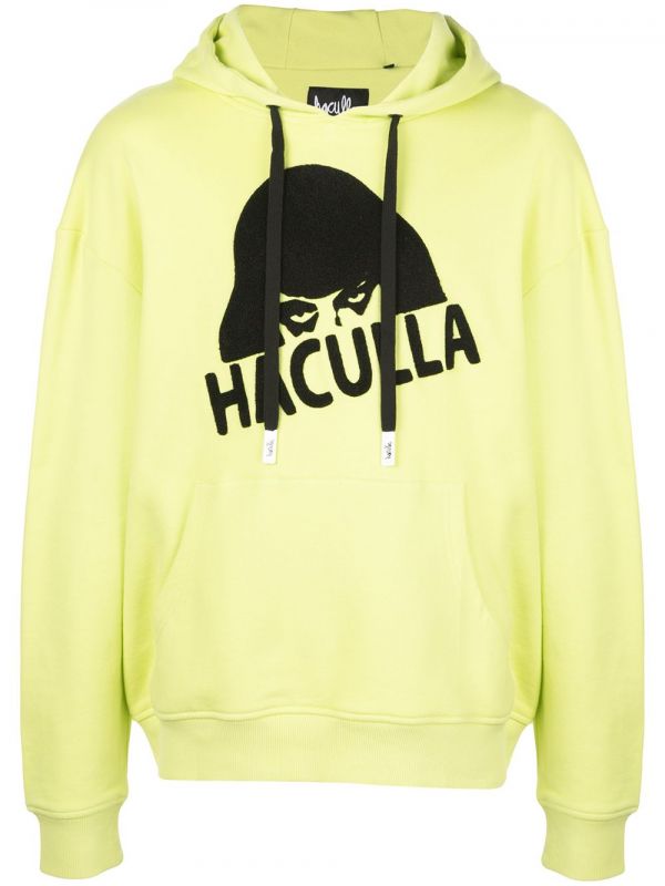  Haculla Gloss Drop Shoulder Hoodie - Green 
