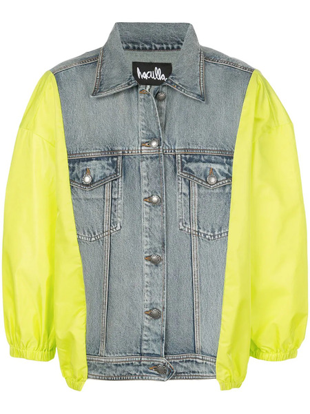 Haculla Hybrid Denim Contrast Jacket - Blue 