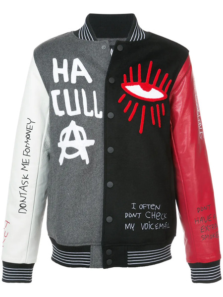  Haculla Skribble Varsity Jacket - Multicolour 