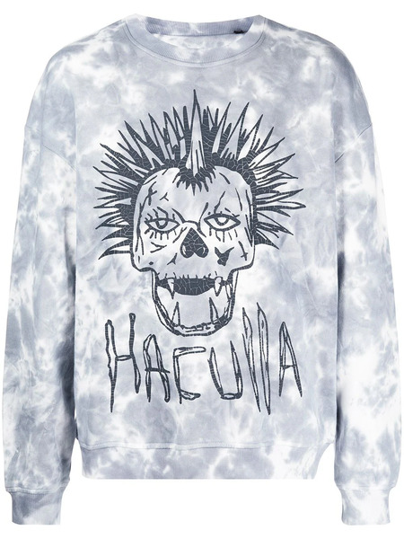  Haculla Spike Head Print Sweater - Grey 