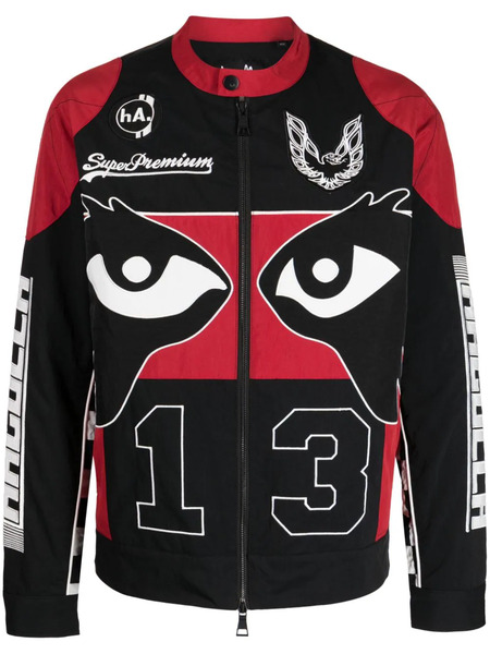  Haculla Super Premium Racer Panelled Jacket - Black 