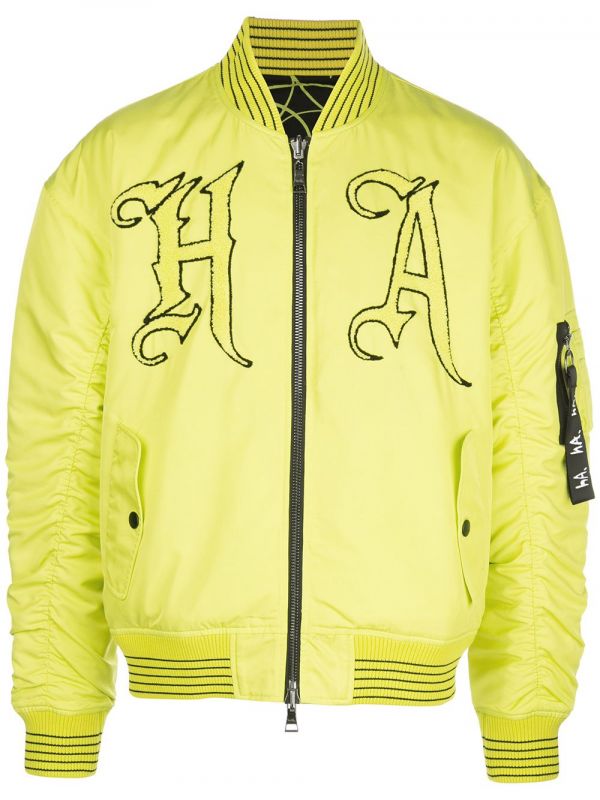  Haculla Venom Reversible Bomber Jacket - Green 