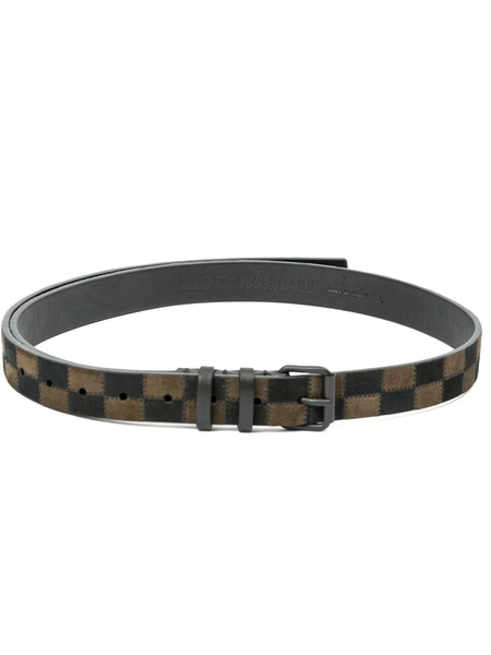  Haider Ackermann Checkboard Belt - Black 
