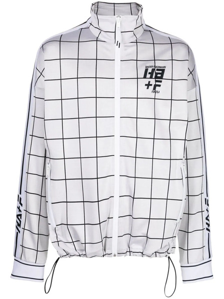  Haider Ackermann Logo-print Checked Jacket - Neutrals 