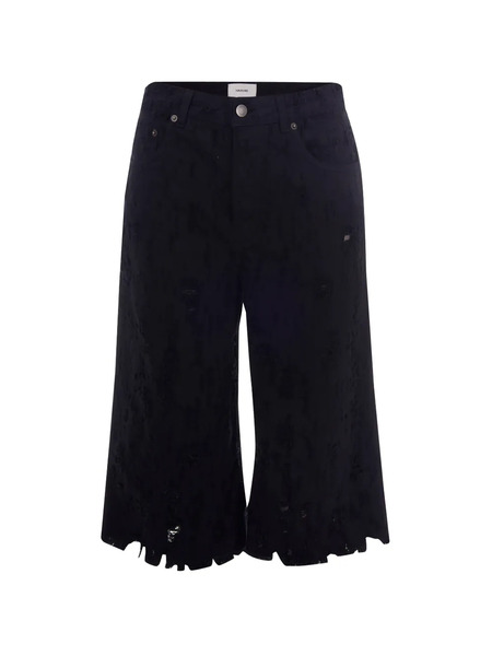  Haikure Belt-loops Shorts - Black 