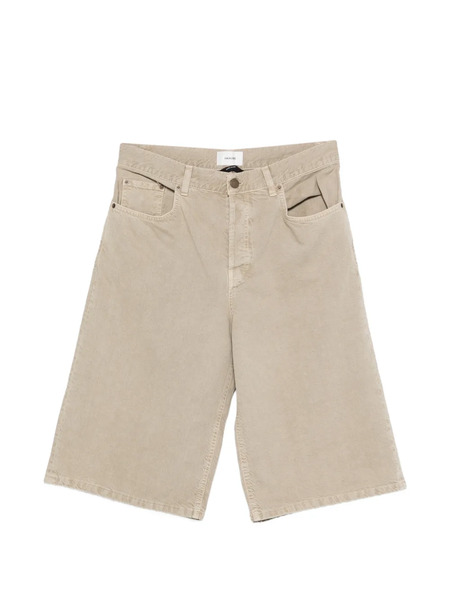  Haikure Button Bermuda Shorts - Neutrals 