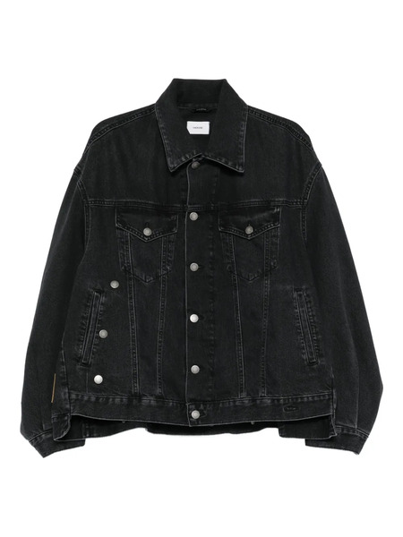  Haikure Button-fastening Denim Jacket - Black 