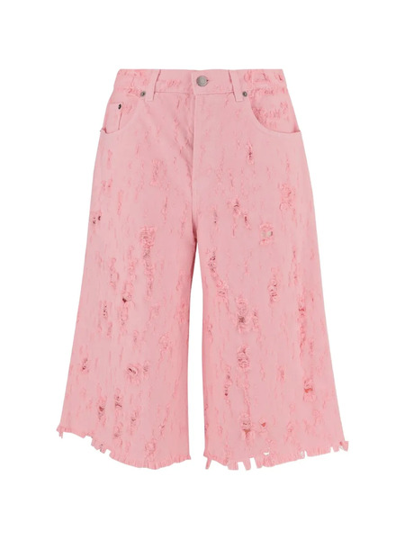  Haikure Distressed Cropped Jeans - Pink 