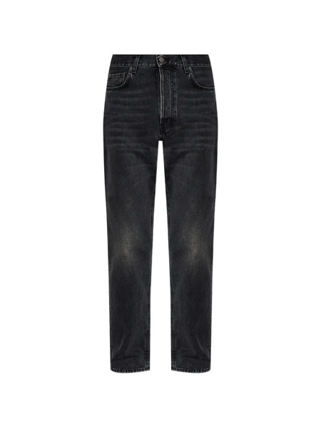  Haikure Five-pocket Buttoned Jeans - Black 