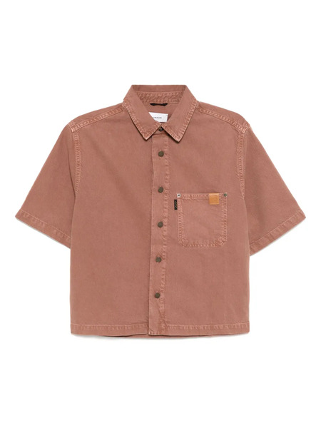  Haikure Logo-patch Shirt - Neutrals 