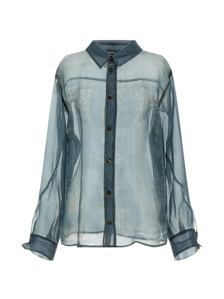  Haikure Maya Silk Shirt - Blue 