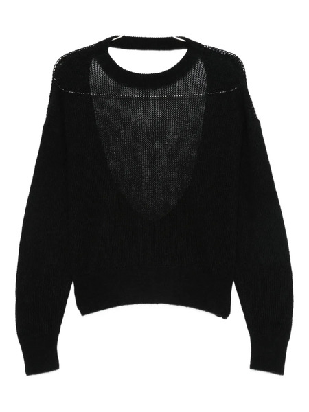  Haikure Openwork Sweater - Black 