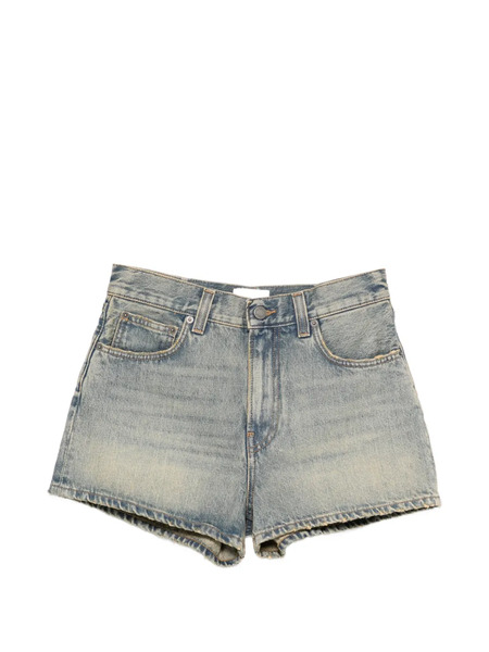  Haikure Pocket Denim Shorts - Blue 