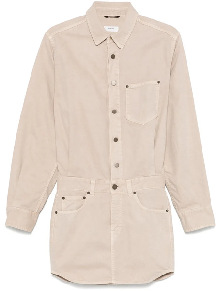  Haikure Tamu Mini Dress - Neutrals 