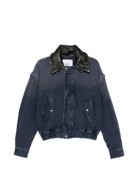 Halfboy Denim Bomber Jacket - Blue 