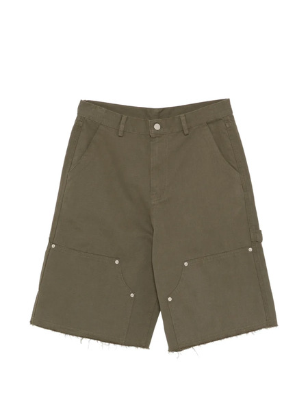  Halfboy Frayed Cargo Shorts - Green 
