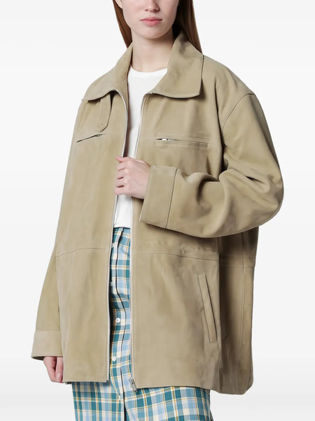  Halfboy Kasia Suede Jacket - Neutrals 