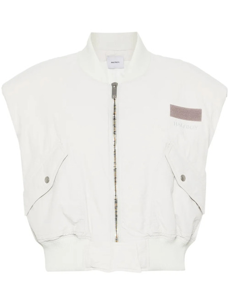  Halfboy Sleeveless Padded Bomber Jacket - Neutrals 
